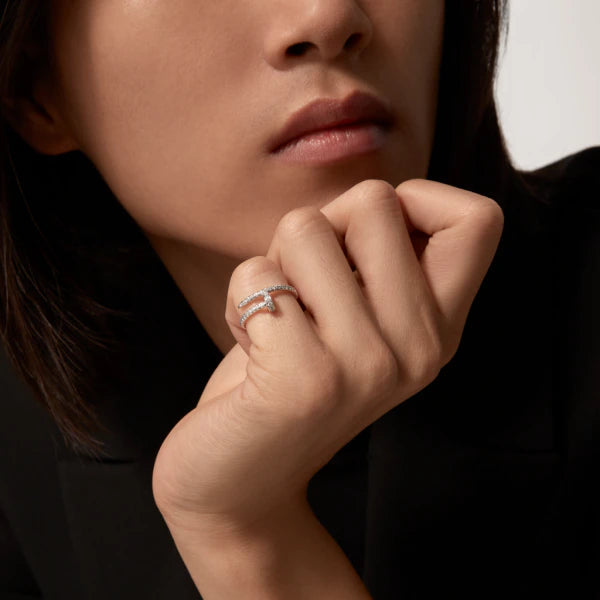 [Rosla]JUSTE RING 1.8MM SILVER DIAMONDS