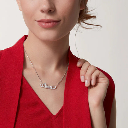 [Rosla]PANTHERE PAVED DIAMOND NECKLACE