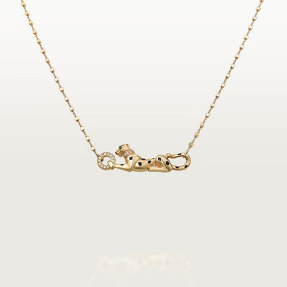 [Rosla]PANTHERE FULL DIAMOND NECKLACE