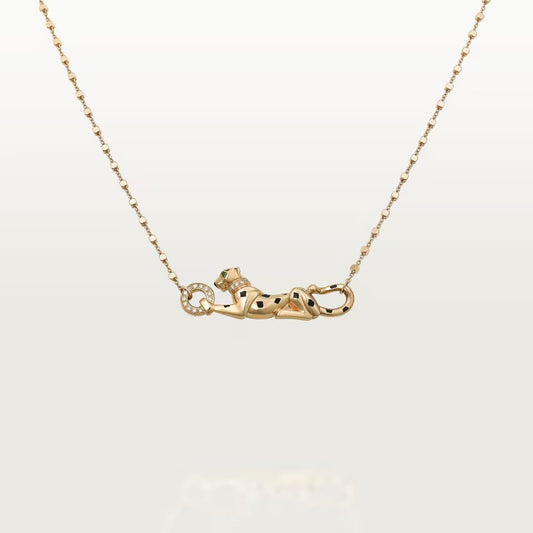 [Rosla]PANTHERE FULL DIAMOND NECKLACE