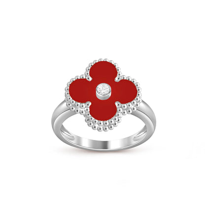 [Rosla]CLOVER SILVER DIOMND RING COLLECTION