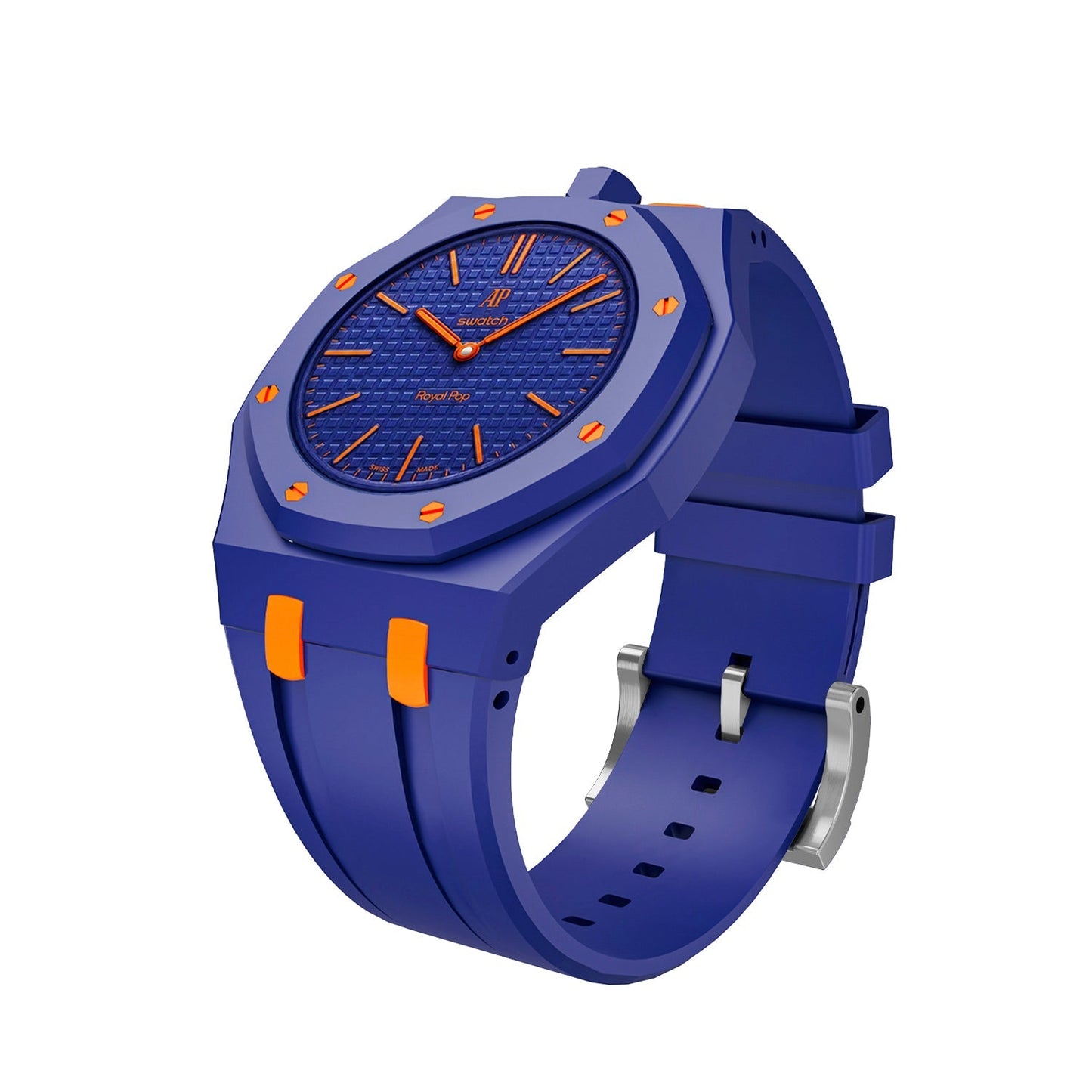 [Rosla]Royal Oak Pop Exclusive Bioceramic Case & Silicone Strap Mix Color