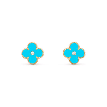 [Rosla]CLOVER  15MM DIAMOND EARRINGS COLLECTION