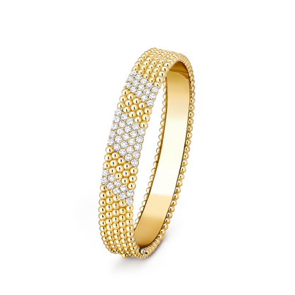 [Rosla]  FIVE-ROW DIAMOND BRACELET