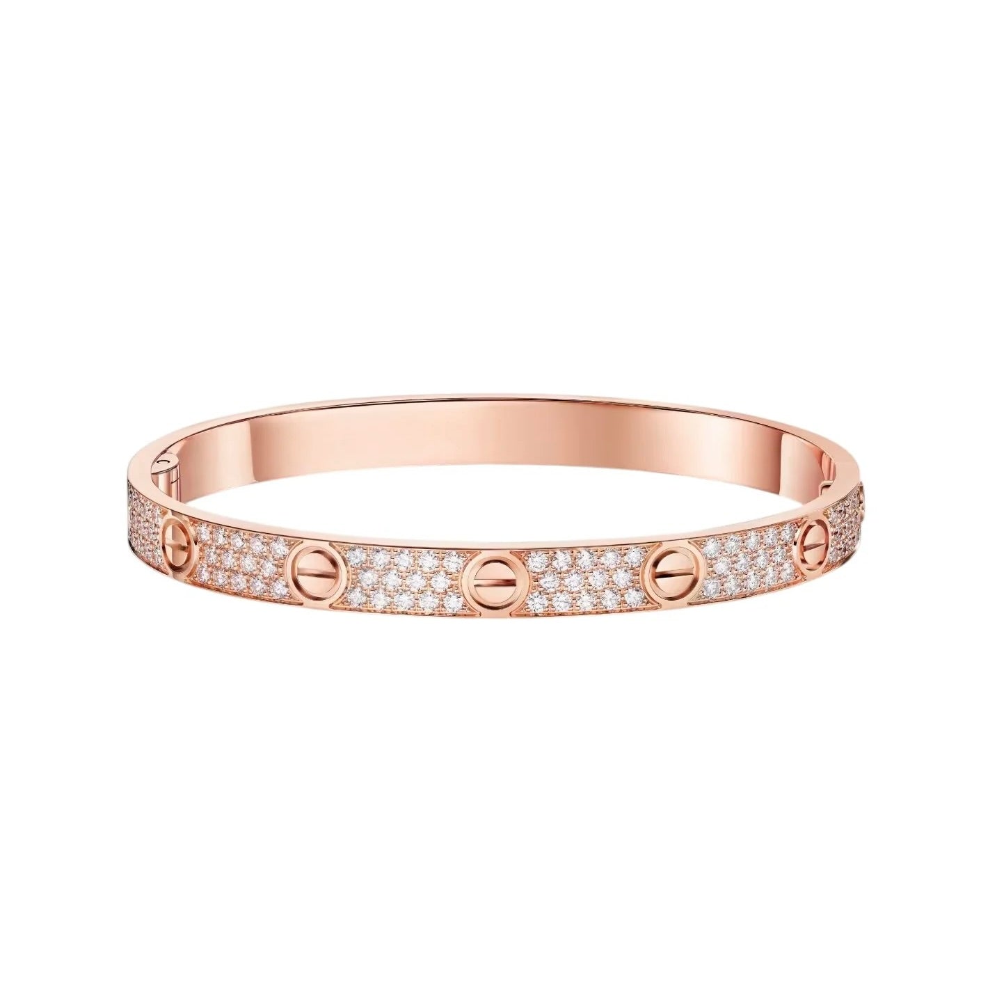 [Rosla]LOVE BRACELET 6.1MM DIAMOND-PAVED