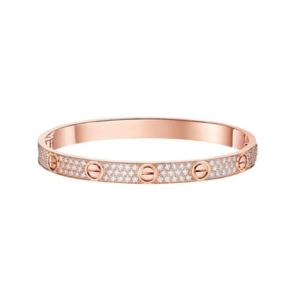 [Rosla]LOVE BRACELET 6.1MM DIAMOND-PAVED
