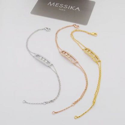 [Rosla] Move Classique pavé bracelet