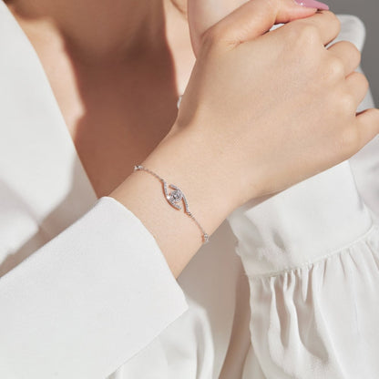 [Rosla]Lucky Eye Pave-Set Diamond Bracelet