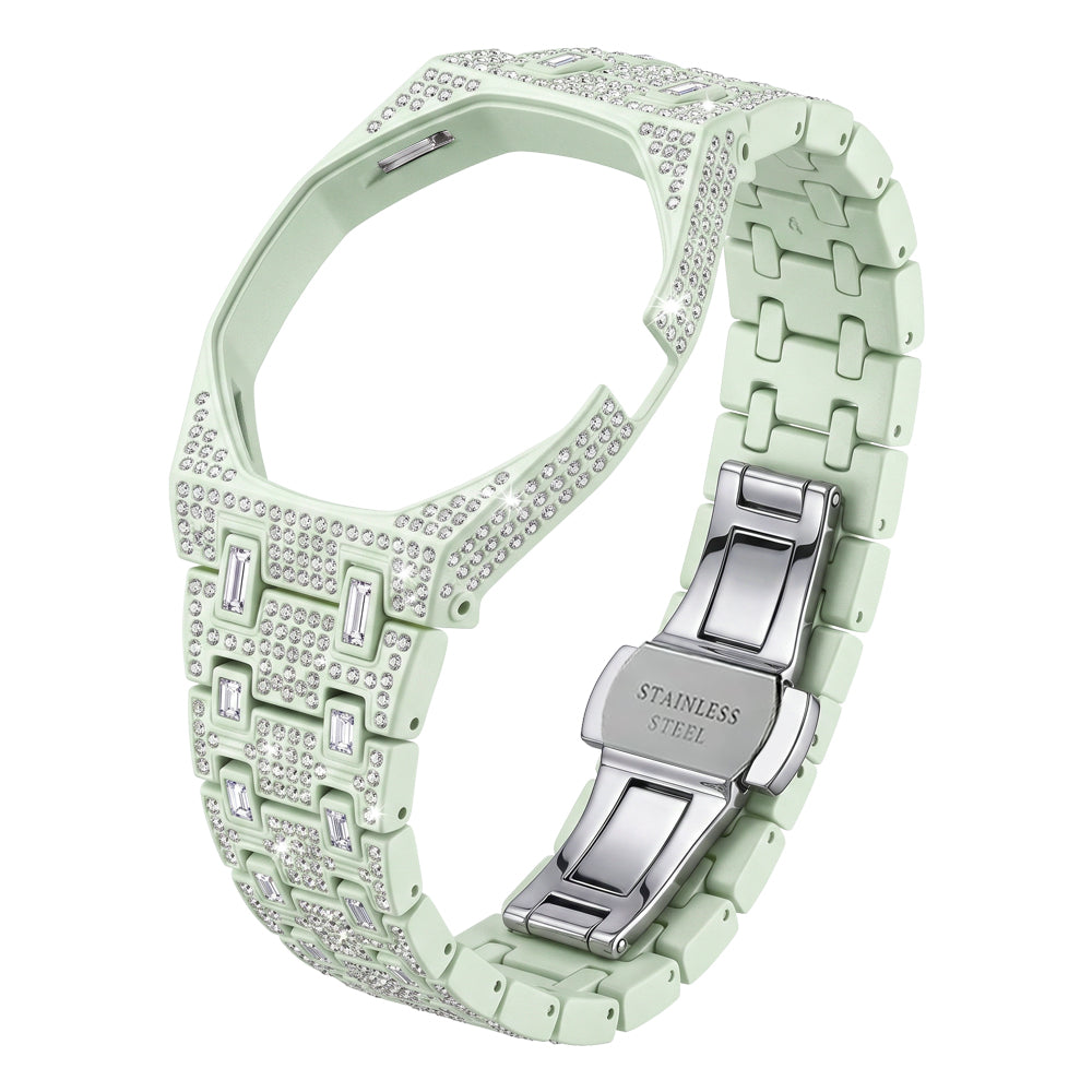 [Rosla]Royal Oak Pop Exclusive Bioceramic Case & Bioceramic Strap Full Diamond