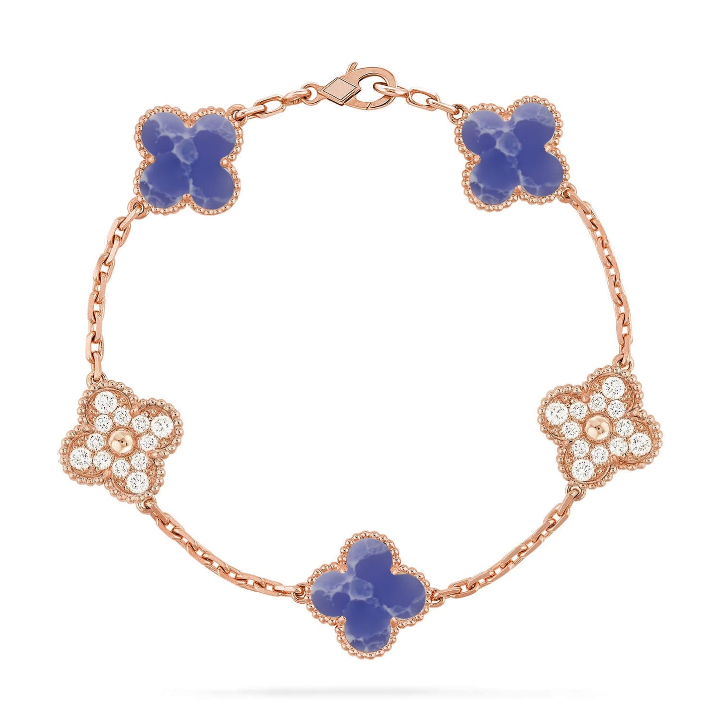 [Rosla]CLOVER 5 MOTIF BLUE VEINS BRACELET COLLECTION