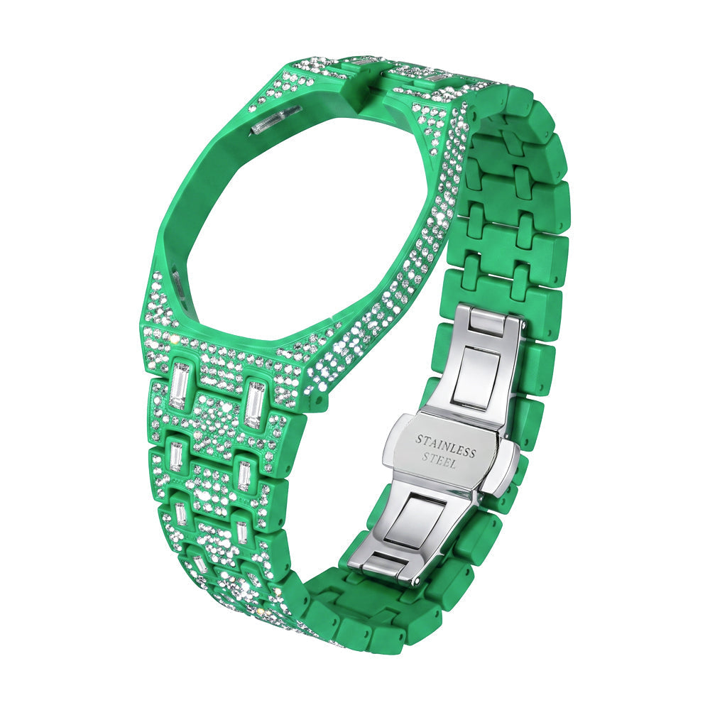 [Rosla]Royal Oak Pop Exclusive Bioceramic Case & Bioceramic Strap Full Diamond