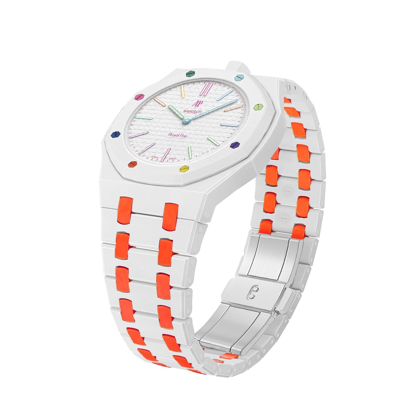[Rosla]Royal Oak Pop Exclusive Bioceramic Case & Bioceramic Strap Mix Color