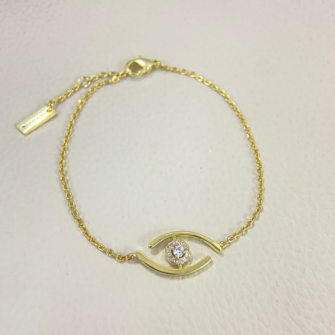 [Rosla]Lucky Eye Pave-Set Diamond Bracelet