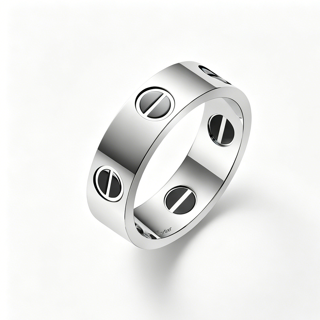 [Rosla]LOVE RING 5.5MM NO DIAMONDS  CERAMIC