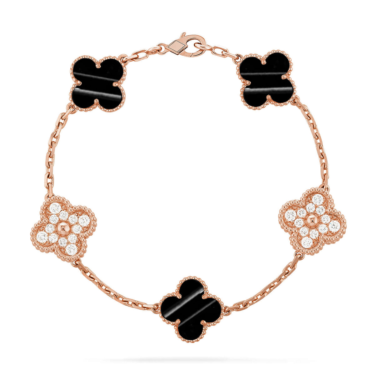 [Rosla] CLOVER 5 MOTIF PULSAR STONE BRACELET COLLECTION