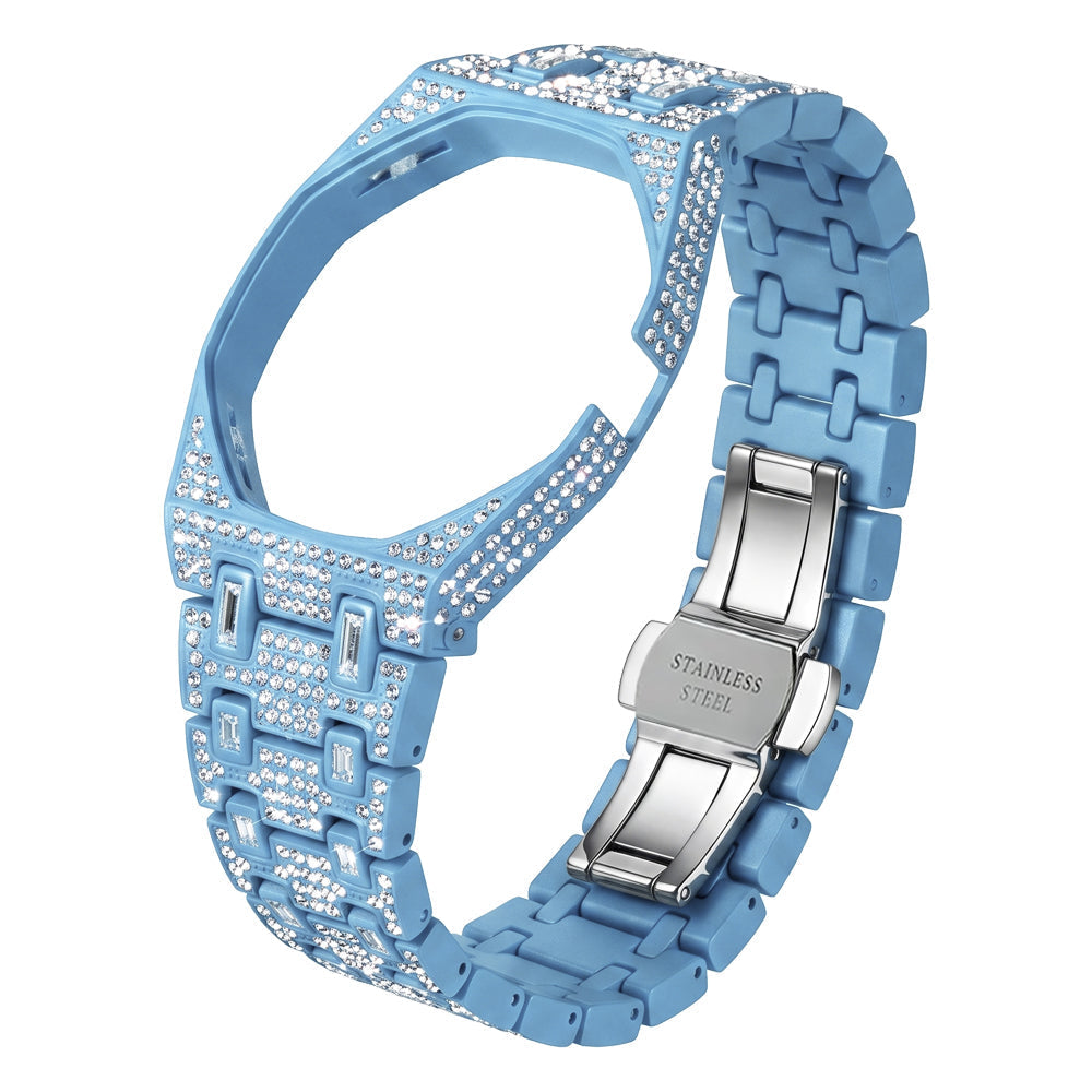 [Rosla]Royal Oak Pop Exclusive Bioceramic Case & Bioceramic Strap Full Diamond