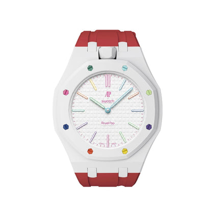 [Rosla]Royal Oak Pop Exclusive Bioceramic Case & Silicone Strap Mix Color