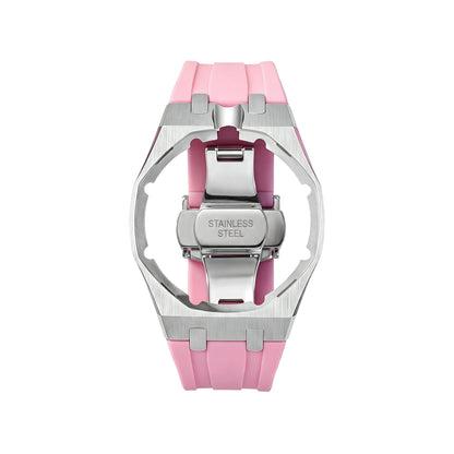 [Rosla]Royal Oak Pop Exclusive Steel Case & Silicone Strap With Cradle
