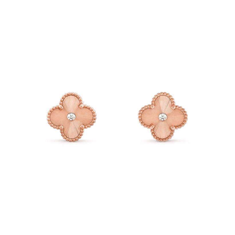 [Rosla]CLOVER  15MM DIAMOND EARRINGS COLLECTION