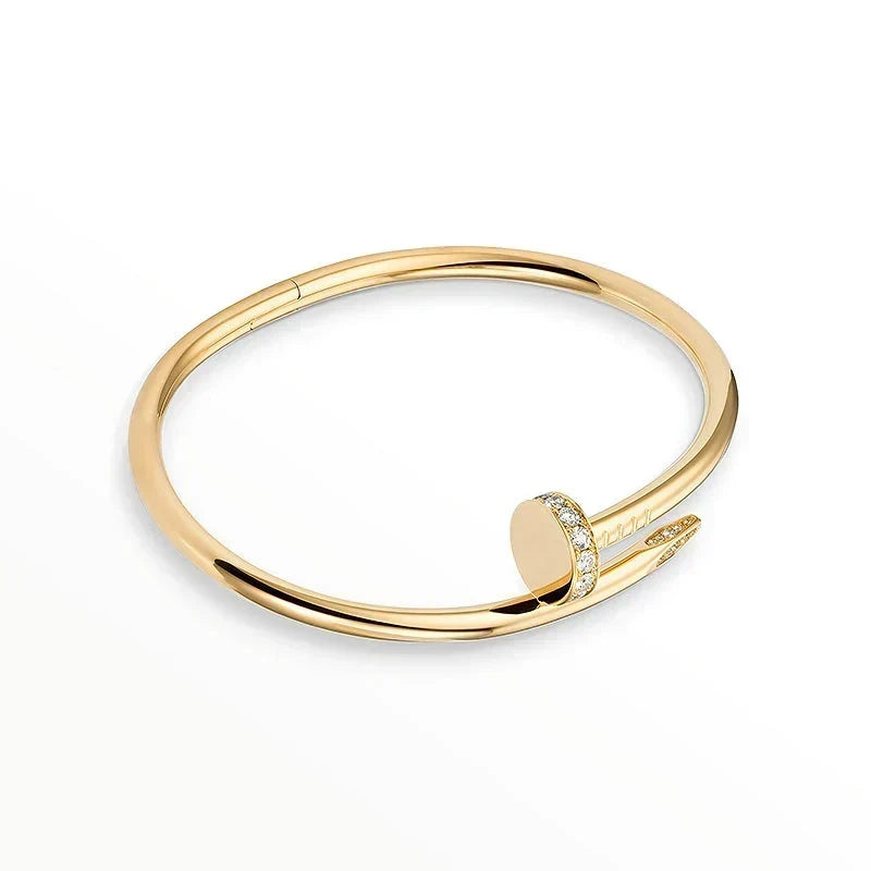 [Rosla] LOVE Classic & JUSTE Diamond Bracelet Stack Set