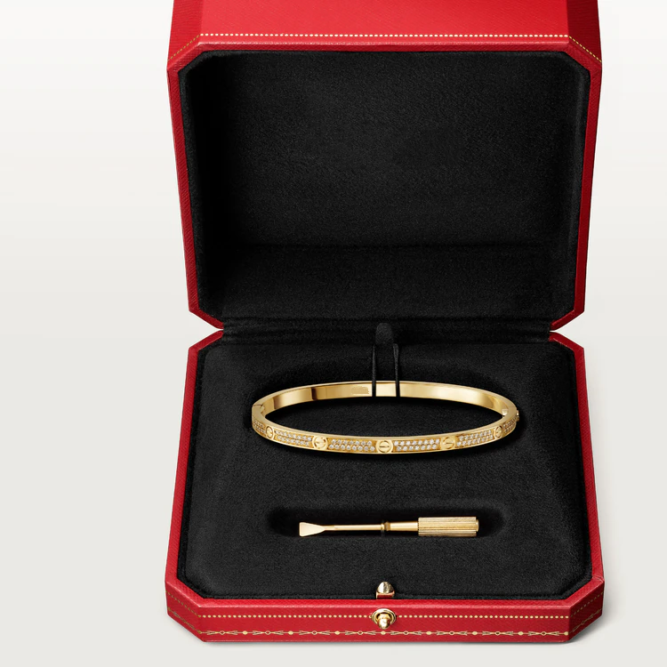 [Rosla]LOVE BRACELET 3.65MM DIAMOND-PAVED