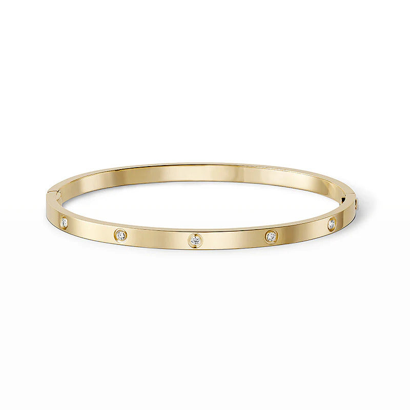 [Rosla]LOVE BRACELET 3.65MM 10 DIAMONDS