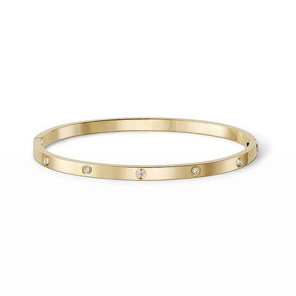 [Rosla]LOVE BRACELET 3.65MM 10 DIAMONDS