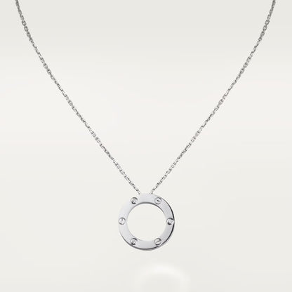 [Rosla]LOVE NECKLACE 16MM 3 DIAMONDS