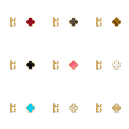[Rosla]CLOVER 15MM MOP EARRINGS COLLECTION
