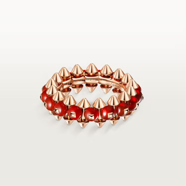 [Rosla]CLASH 7.9MM AGATE CHALCEDONY RING