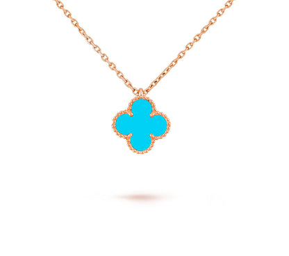 [Rosla]CLOVER MINI 9.5MM CARNELIANS NECKLACE COLLECTION