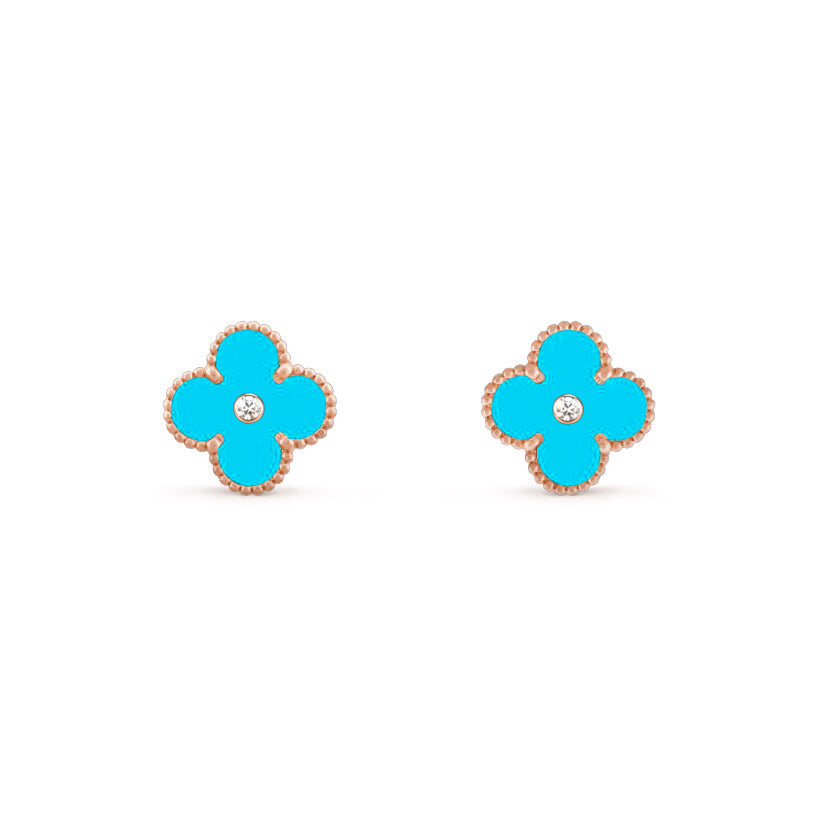 [Rosla]CLOVER  15MM DIAMOND EARRINGS COLLECTION