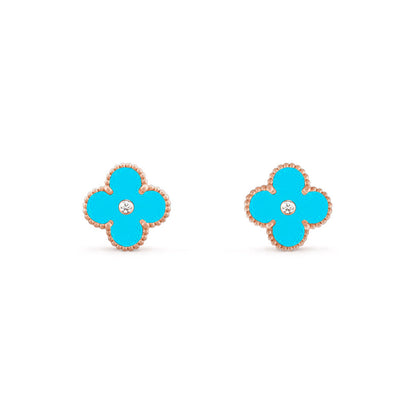 [Rosla]CLOVER  15MM DIAMOND EARRINGS COLLECTION