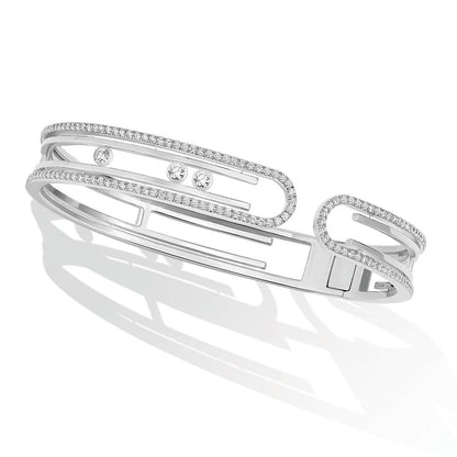 [Rosla]MOVE 10TH PAVED DIAMOND BRACELET