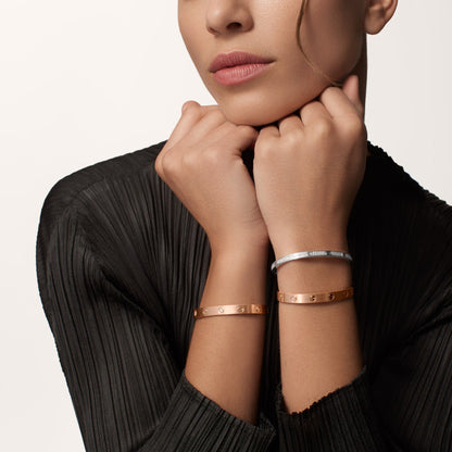 [Rosla]LOVE BRACELET 6.1MM BRUSHED