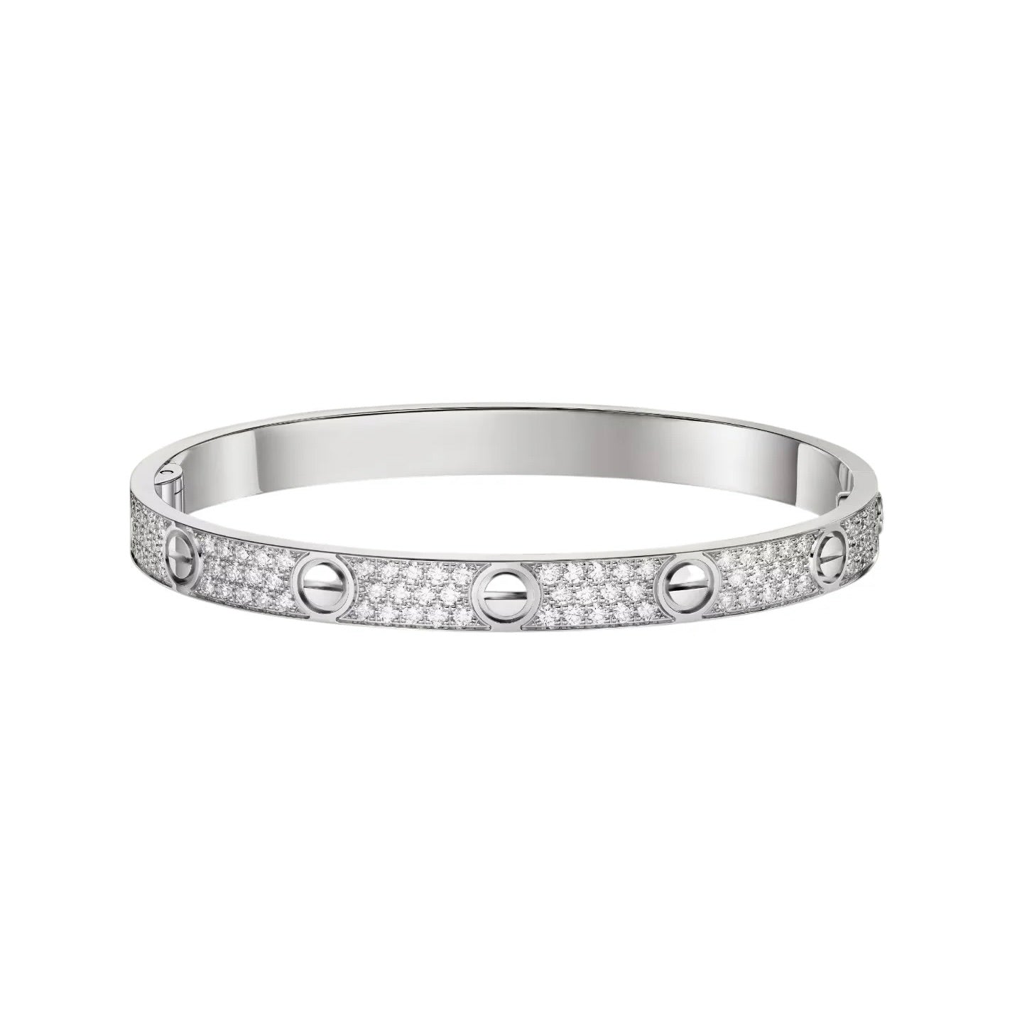 [Rosla]LOVE BRACELET 6.1MM DIAMOND-PAVED