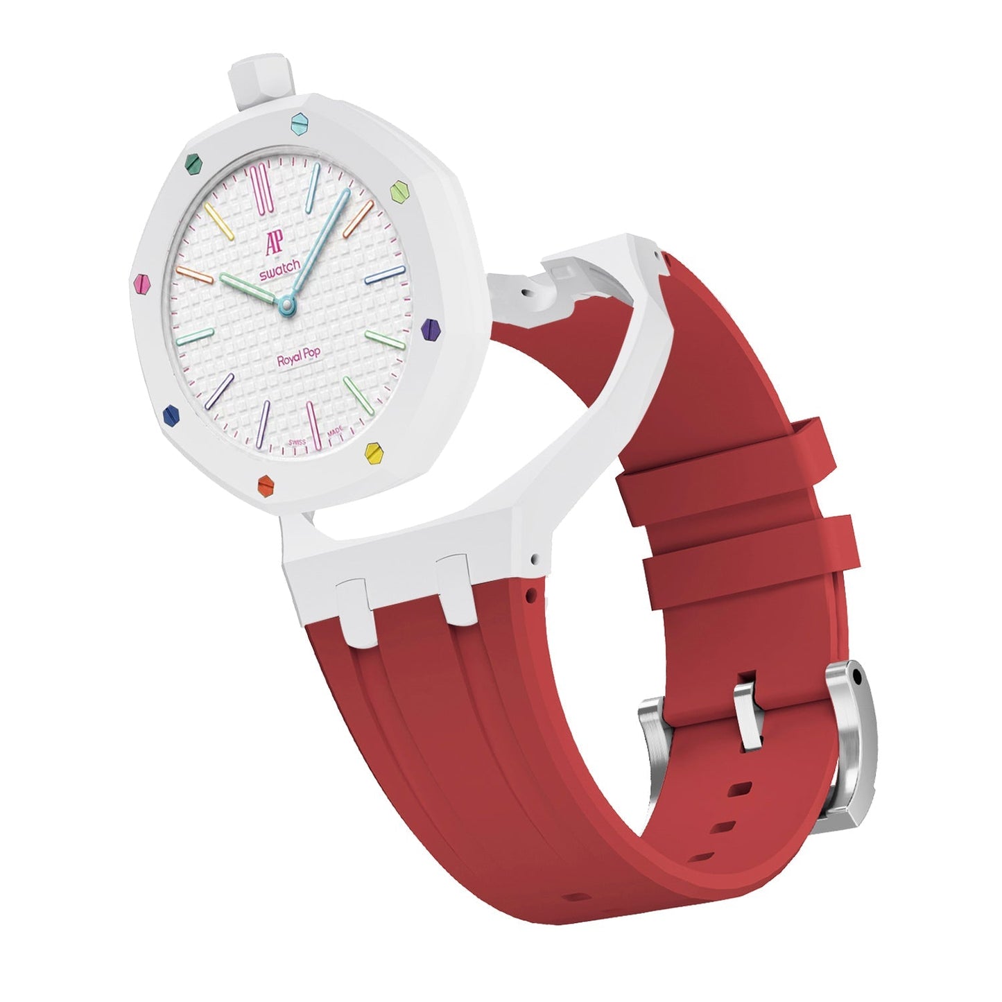[Rosla]Royal Oak Pop Exclusive Bioceramic Case & Silicone Strap Mix Color