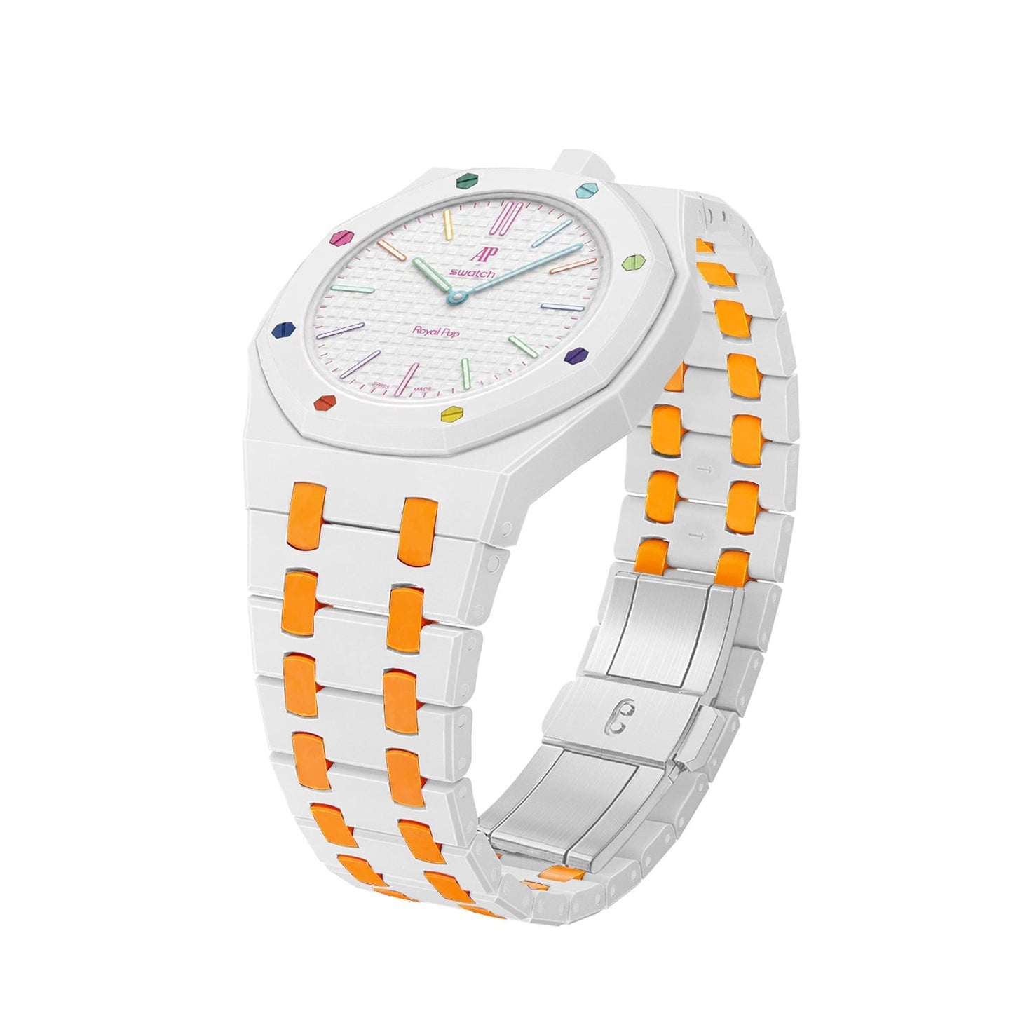 [Rosla]Royal Oak Pop Exclusive Bioceramic Case & Bioceramic Strap Mix Color
