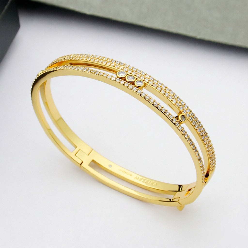 [Rosla]Move Romane pavé bangle