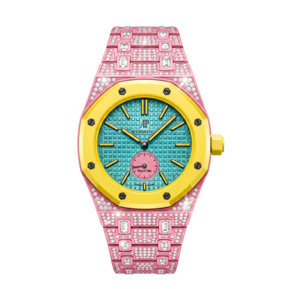 [Rosla]Royal Oak Pop Exclusive Bioceramic Case & Bioceramic Strap Full Diamond