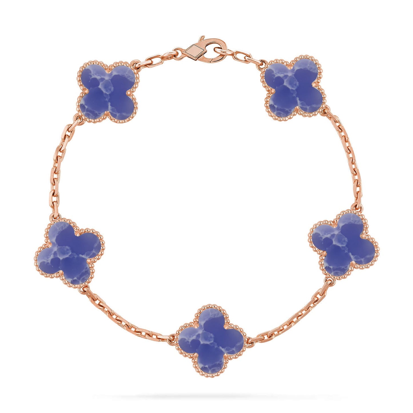 [Rosla]CLOVER 5 MOTIF BLUE VEINS BRACELET COLLECTION