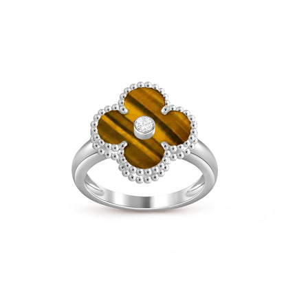 [Rosla]CLOVER SILVER DIOMND RING COLLECTION