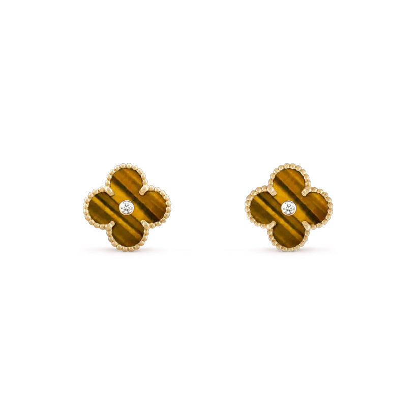 [Rosla]CLOVER  15MM DIAMOND EARRINGS COLLECTION