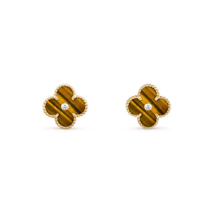 [Rosla]CLOVER  15MM DIAMOND EARRINGS COLLECTION