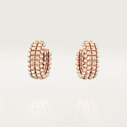 [Rosla]CLASH 9.2MM DOUBLE ROW EARRINGS