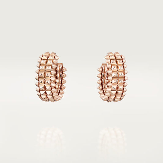 [Rosla]CLASH 9.2MM DOUBLE ROW EARRINGS