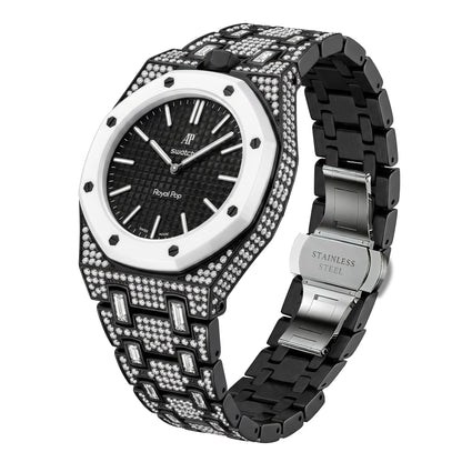 [Rosla]Royal Oak Pop Exclusive Bioceramic Case & Bioceramic Strap Full Diamond