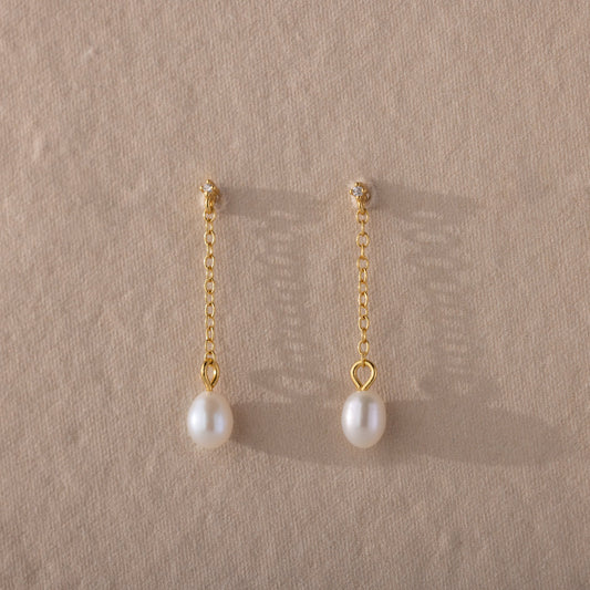 Isha Pearl Drop Earrings