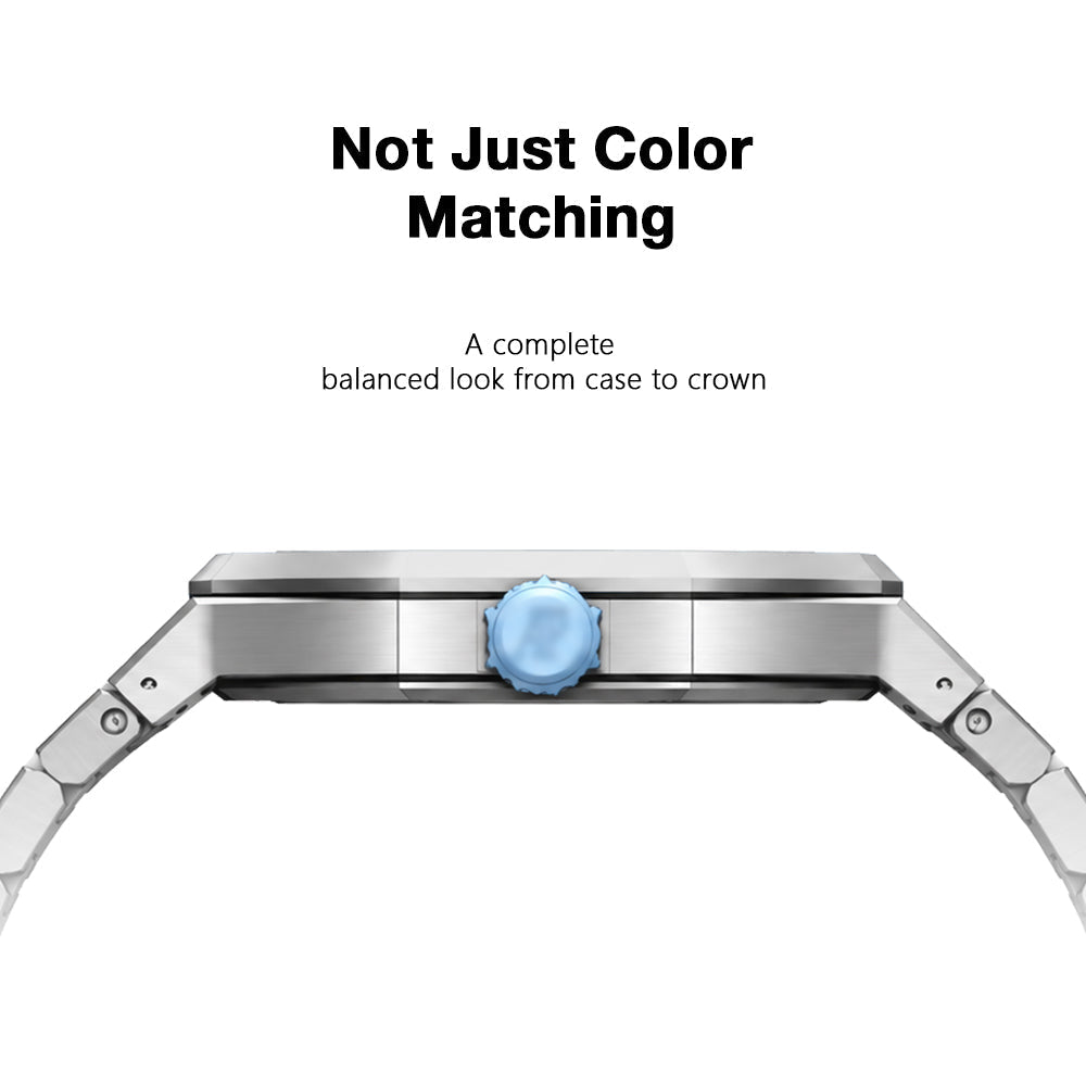 [Rosla]Royal Oak Pop Exclusive Steel Case & Strap Full‑wrap Embedded Watch Band