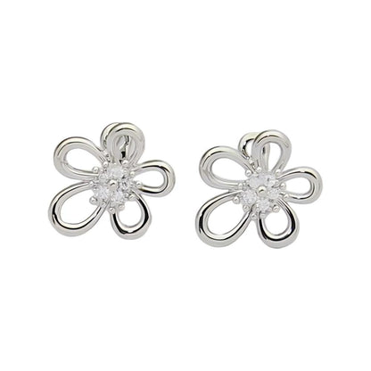 [Rosla] FLOWERLACE EARRING 5 DIAMONDS